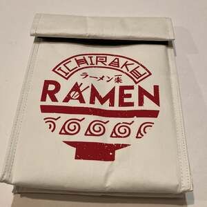 Naruto Ichiraku Ramen Lunch Bag Insulated White